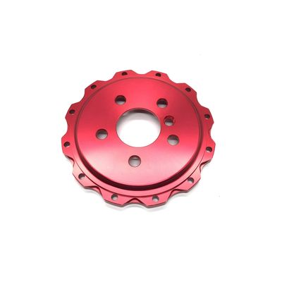 21in Wheel E92 Car Red Brake Disc Bell 7075 Aluminum Customized Color