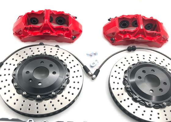 19'' Wheel 6 Pot Brake Kit JKGT6 Big Red Caliper 362*32mm Disc Rotor