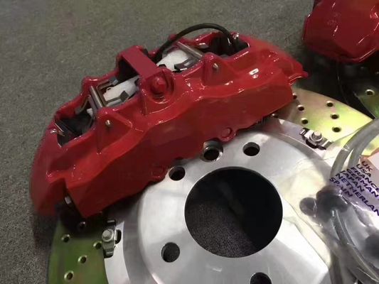 362*32mm Drilled 8 Pot Brakes Caliper Red Aluminum Jekit GT8