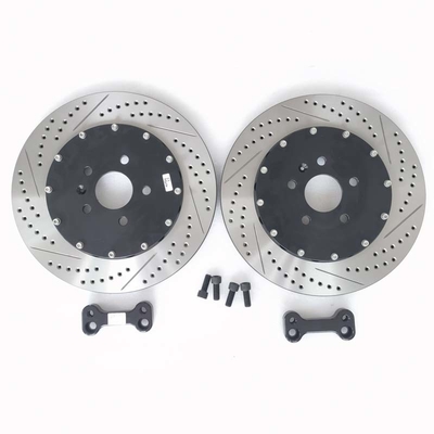 355*22mm Drilled Slot Disc Center Bell For Audi S3 Rear