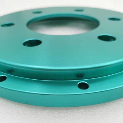Aluminum 7075 Center brake disc bell Anodic Oxidation Turquoise Blue
