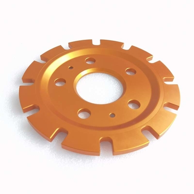 TS16949 Brake Disc Bell Orange Aluminum Center Cap For 330*28mm Brake Disc