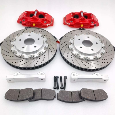 CP5200 4 Pot Brake Kit 330*28mm Disc Drilled Slotted For Lexus IS300