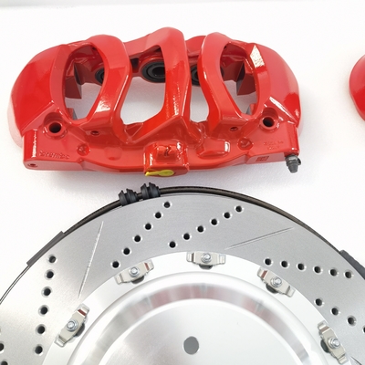 Alloy Forged 6 Pot Brake Kit Caliper Brembo BM6 With 405*34mm Rear Brake Drum 175mm