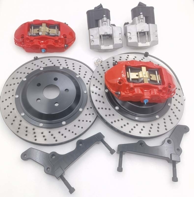 Four Pots Dual Rear Caliper Brembo GT4 With 380*28mm Driilled Disc For Alphard
