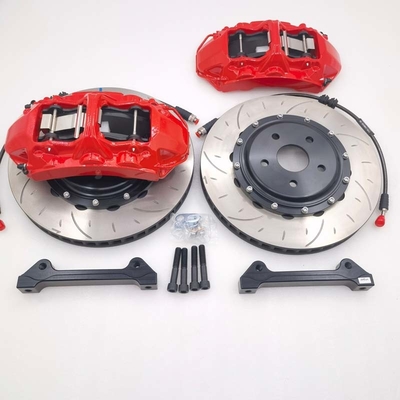 Gray Iron 6 Pot Brake Kit Red Caliper 355*32mm Custom Disc
