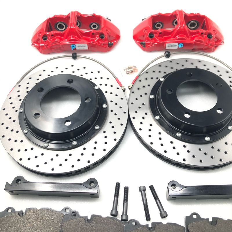 Jekit Red Aluminun Brake Caliper GT6 362*32mm Drilled Disc System