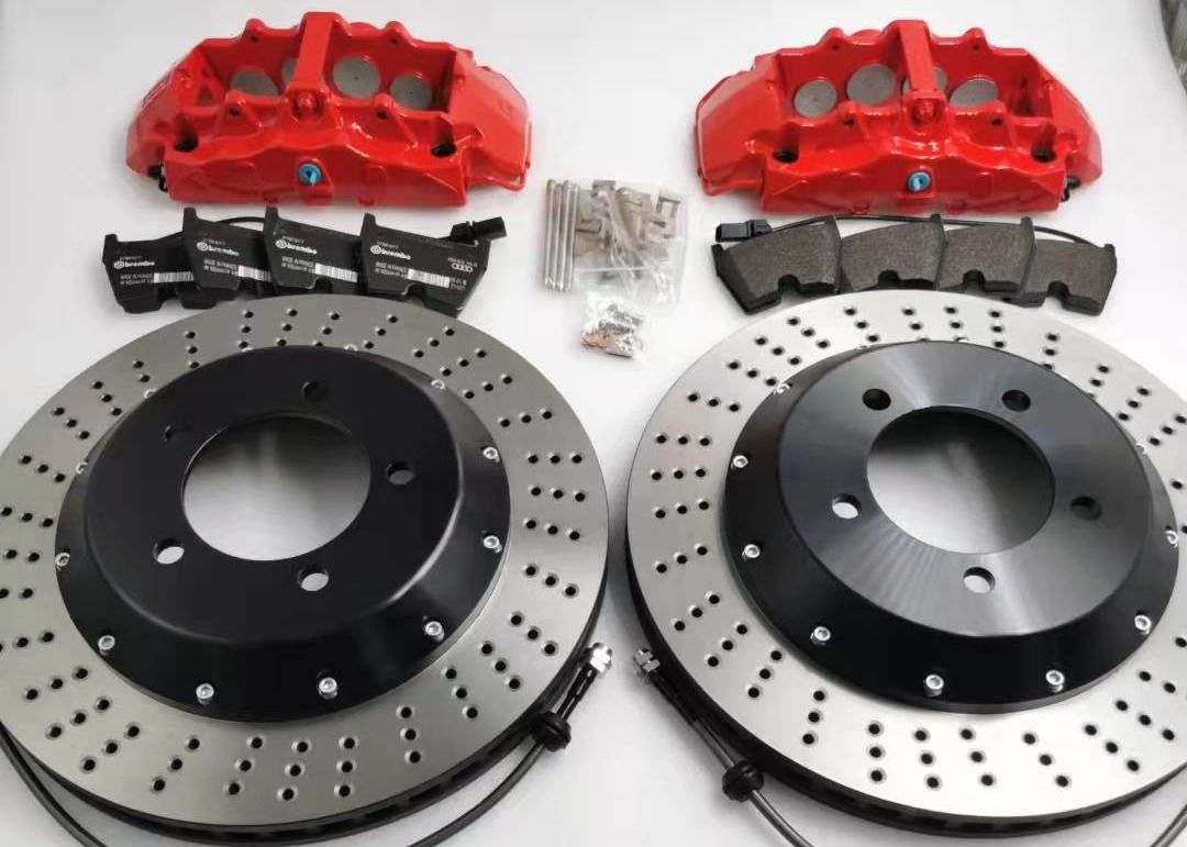 GT8 Big Brake 8 Piston Brake Caliper Kit 362 Disc 7075 Aluminum Bell Bracket