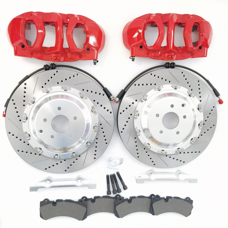 Alloy Forged 6 Pot Brake Kit Caliper Brembo BM6 With 405*34mm Rear Brake Drum 175mm